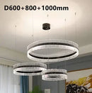 Axyaa Acrylic LED Pendant Lamp for Model Room, Study, and Restaurant.
