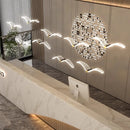 Axyaa LED Chandeliers Pendant Light for Modern Living and Dining Room Lighting