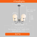 Axyaa Bubble Glass Multi-head LED Pendant Light for Creative Personality