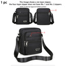 Axyaa Waterproof Single Shoulder Bag with Multiple Layers and Secure Zipper