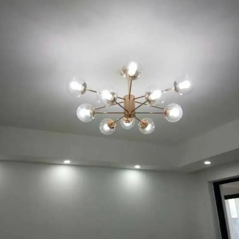Axyaa Nordic Magic Beans Glass Chandelier for Living Room, Bedroom, Dining, Study