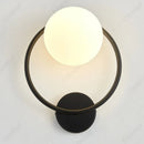 Axyaa LED Glass Wall Lamp Indoor Bedroom Bedside Home Decor Lighting