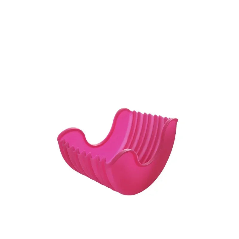 Silicone Burger Tray: Reusable Sandwich Holder by Axyaa for Kitchen Storage