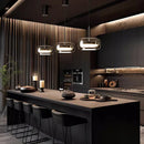 Axyaa Ring LED Pendant Light Chandelier for Modern Living and Dining Room