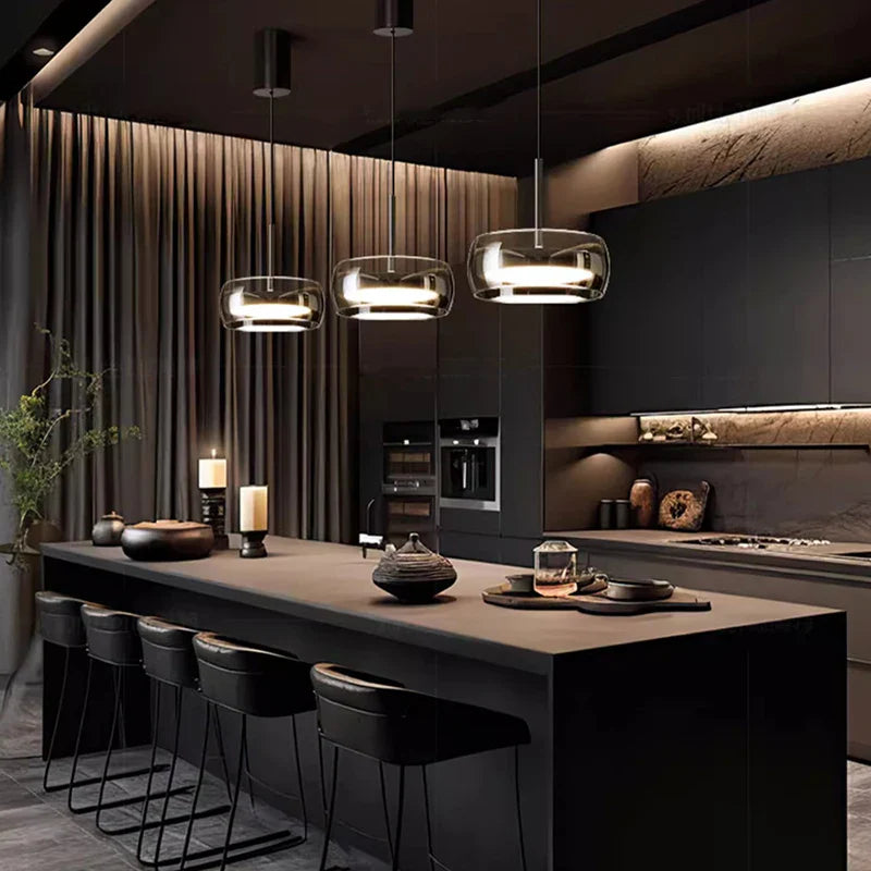 Axyaa Ring LED Pendant Light Chandelier for Modern Living and Dining Room
