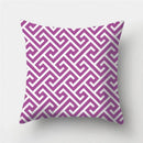 Axyaa Geometric Pattern Polyester Cushion Cover for Sofa Decor or Throw Pillow
