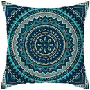 Axyaa Mandala Print Square Pillowcase - Home Decor Cushion Cover