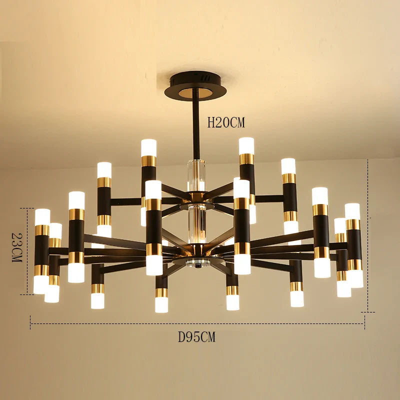 Axyaa Modern Minimalist Light Luxury Pendant Lamp Elegant Italian Restaurant Lighting