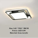 Axyaa LED Ceiling Lamp Modern Simple Bedroom Dining Light Nordic Chandelier