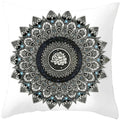 Axyaa Mandala Print Square Pillowcase - Home Decor Cushion Cover