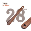 Axyaa Black Walnut Shoe Puller, Long Handle Shoe Wearing Device