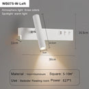 Axyaa Nordic LED Wall Lamp with USB Charging, Adjustable Angle, and Switch