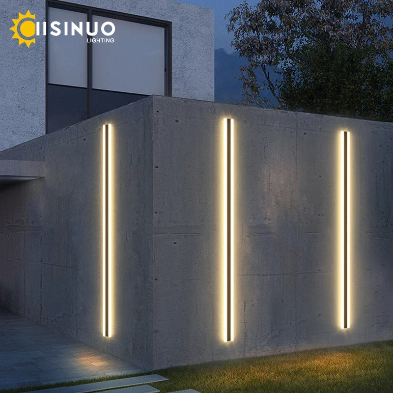 Axyaa Solar LED Outdoor Wall Lamp for Garden Villa Courtyard Balcony