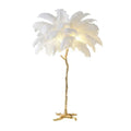 Axyaa Nordic Feather Floor Lamp for Luxurious Bedroom Decor & Live Streaming Room