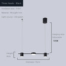 Axyaa Modern LED Pendant Light, Dimmable Kitchen Chandelier for Living Room, Dining Room, Bar