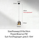 Axyaa Nordic Glass LED Pendant Lamp - Modern Luxury Indoor Lighting