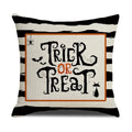 Axyaa Halloween Skull Head Pumpkin Pillow Covers for Horrible Holiday Home Decor