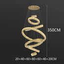 Axyaa Modern LED Pendant Chandelier Light for Staircase & Living Room