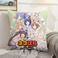 Axyaa Kawaii Cushion Cover 45 × 45: Decorative Pillowcase for Home, Car, Bed - 50x50 Size