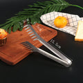 Axyaa Stainless Steel Food Tongs - Multi-Use Nonstick Clamp for Home Kitchen