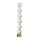 Axyaa Retro Ball LED Floor Lamp Stainless Steel Living Room Bedroom Light