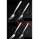 Axyaa Stainless Steel Western Fork for Adults, Perfect for Fruit Salad and Dessert