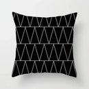 Axyaa Geometric Cushion Cover - Modern Home Living Room Sofa Pillow