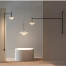 Axyaa Black Swim Arm Wall Light for Living Room & Bedroom