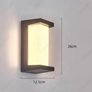 Axyaa LED Warm Light Wall Lamp Indoor Outdoor Waterproof Lighting Fixture