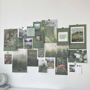 Axyaa Nordic Retro Wall Decor Photo Card Stickers DIY Art Postcard Set