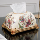 Axyaa Ceramic Bread Tissue Box: European-Style Living Room Coffee Table Decor