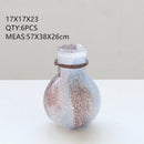 Axyaa Gradient Glass Vase for Stylish Home Decor & Flower Arrangement