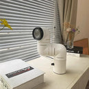 Axyaa Space Age LED Floor Lamp- Red and White Creative Design