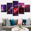 Super Cool Racing Formula F1 Cars Wall Art Poster Painting by Axyaa