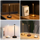 Axyaa Rechargeable Touch LED Table Lamp for Dining and Bar Settings