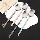 Axyaa Silver Stainless Steel Dinnerware Set for Parties and Everyday Dining