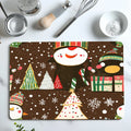 Axyaa Christmas Tree Penguin Snowflake Absorbent Drying Mat