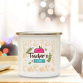 Axyaa Teacher's Day Enamel Handle Coffee Cup - Appreciation Gift for Educators