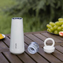 Stainless Steel Axyaa Thermos with Tea Infuser - Portable Insulated Hot Water Bottle
