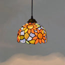 Axyaa European Stained Glass Pendant Chandelier Light Fixture Home Decor
