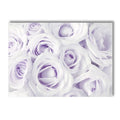 Violet Dream Lake Bridge Bloom Canvas Wall Art by Axyaa