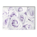 Violet Dream Lake Bridge Bloom Canvas Wall Art by Axyaa