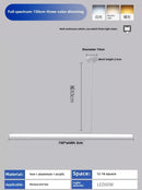 Axyaa Modern Minimalist LED Pendant Light for Dining Table and Office