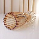 Axyaa Elegant Glass Vase with Lily Flower Arrangement for Modern Luxury Living Room