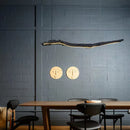 Axyaa Nordic LED Strip Lights Chandelier for Home, Office, and Cafe