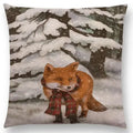 Cute Ghost Sailboat Whale Diver Cushion Cover by Axyaa