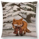 Cute Ghost Sailboat Whale Diver Cushion Cover by Axyaa