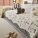 Axyaa Chenille Sofa Cover: Universal, Anti-Slip, Comfy, All Season, Living Room Decoration