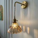 Nordic Brass Glass Wall Lamp by Axyaa - LED Decor Lighting Fixtures