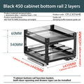 Axyaa 2-Layer Seasoning Storage Pull Out Organizer Rack for Kitchen Cabinet Drawers